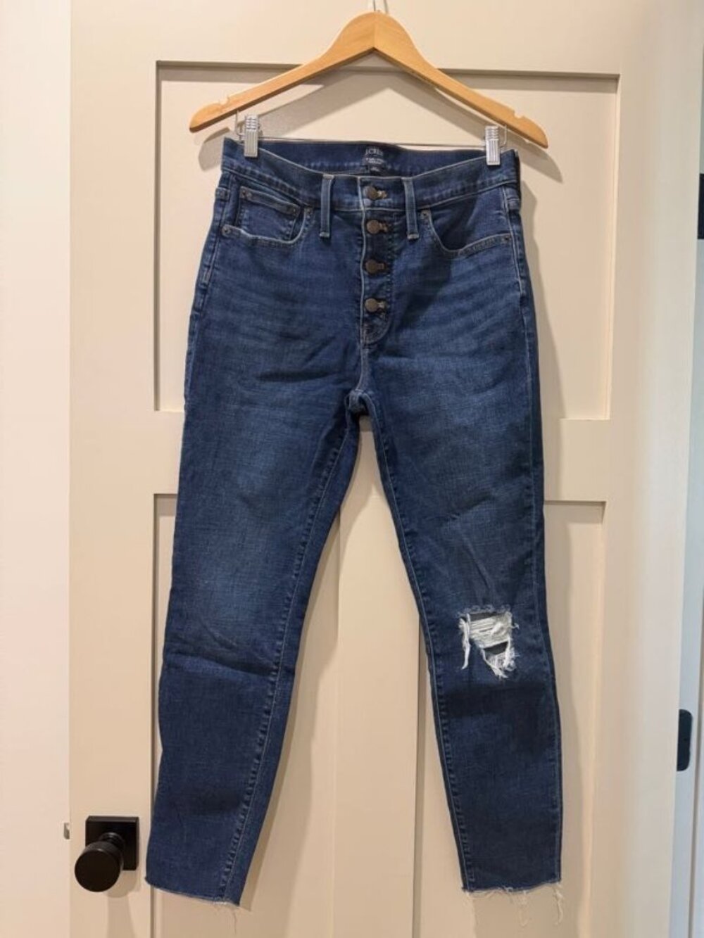J Crew Factory 9" Mid Rise Skinny Jeans Size 29